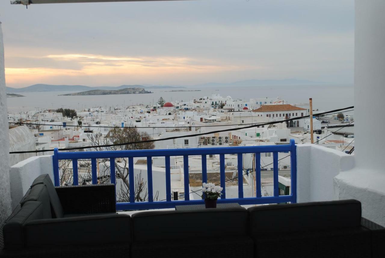 Elenitas Town House With Veranda And Sea View Mykonos Town Екстериор снимка